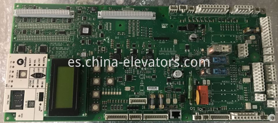 Schindler 5500/7000 ID de placa base del ascensor. 594371 Schindler 5500/7000 Elevator Motherboard ID.NR. 594371